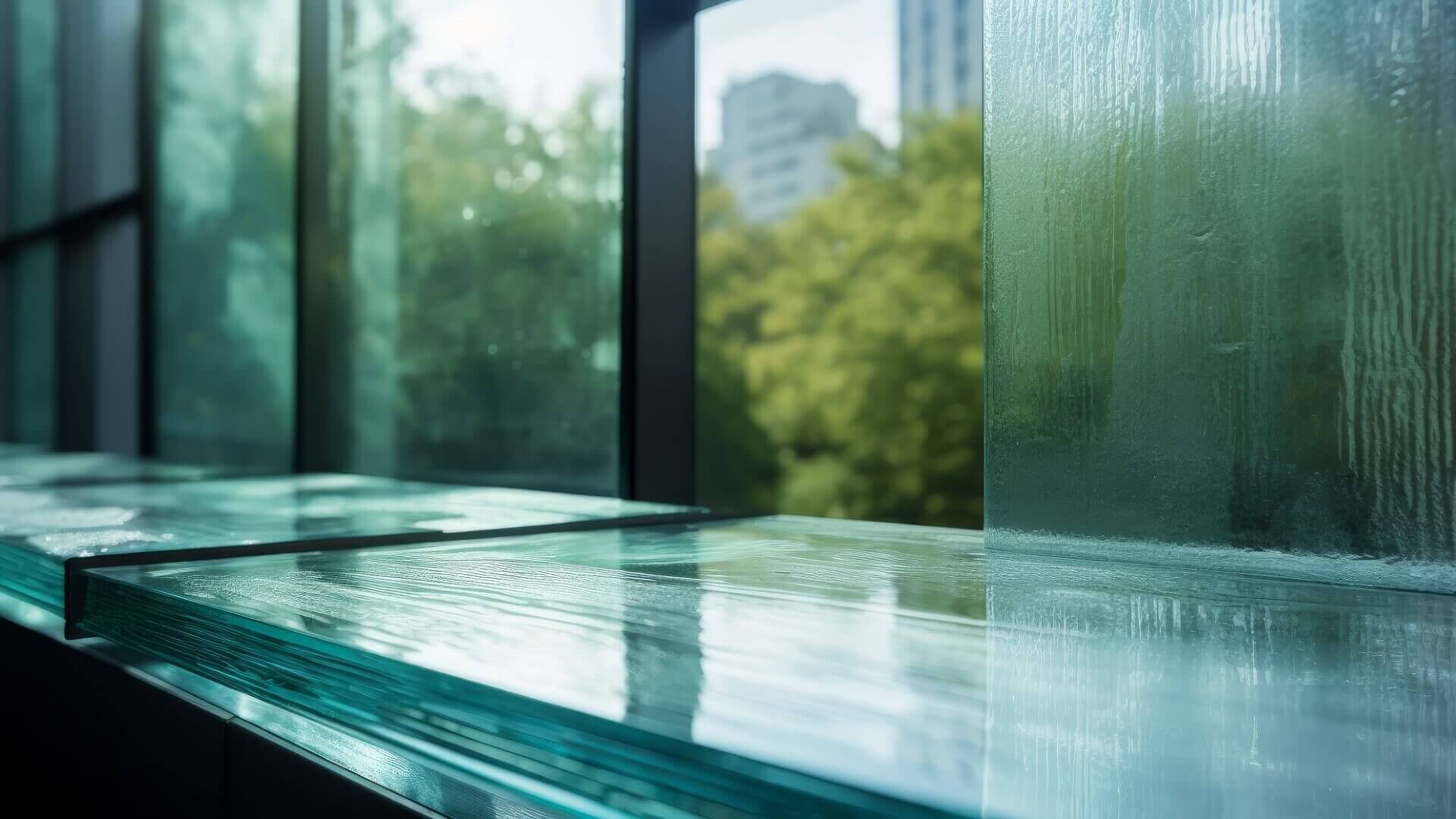 2023 04 Laminated Security Glass Closeup Laminated Security Glass Closeup