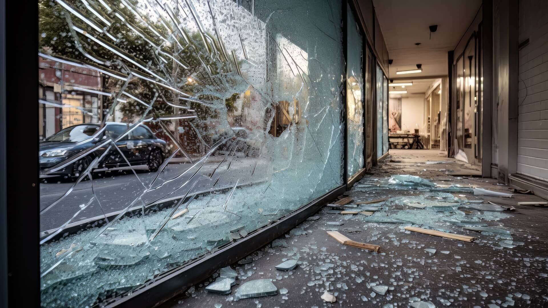 2023 04 Retail Window Smashed Retail Window Smashed