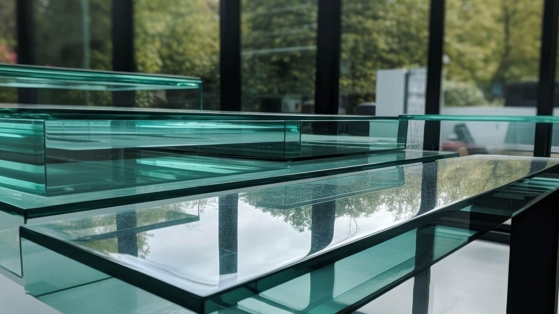 Touchened Safety Glass Closeup